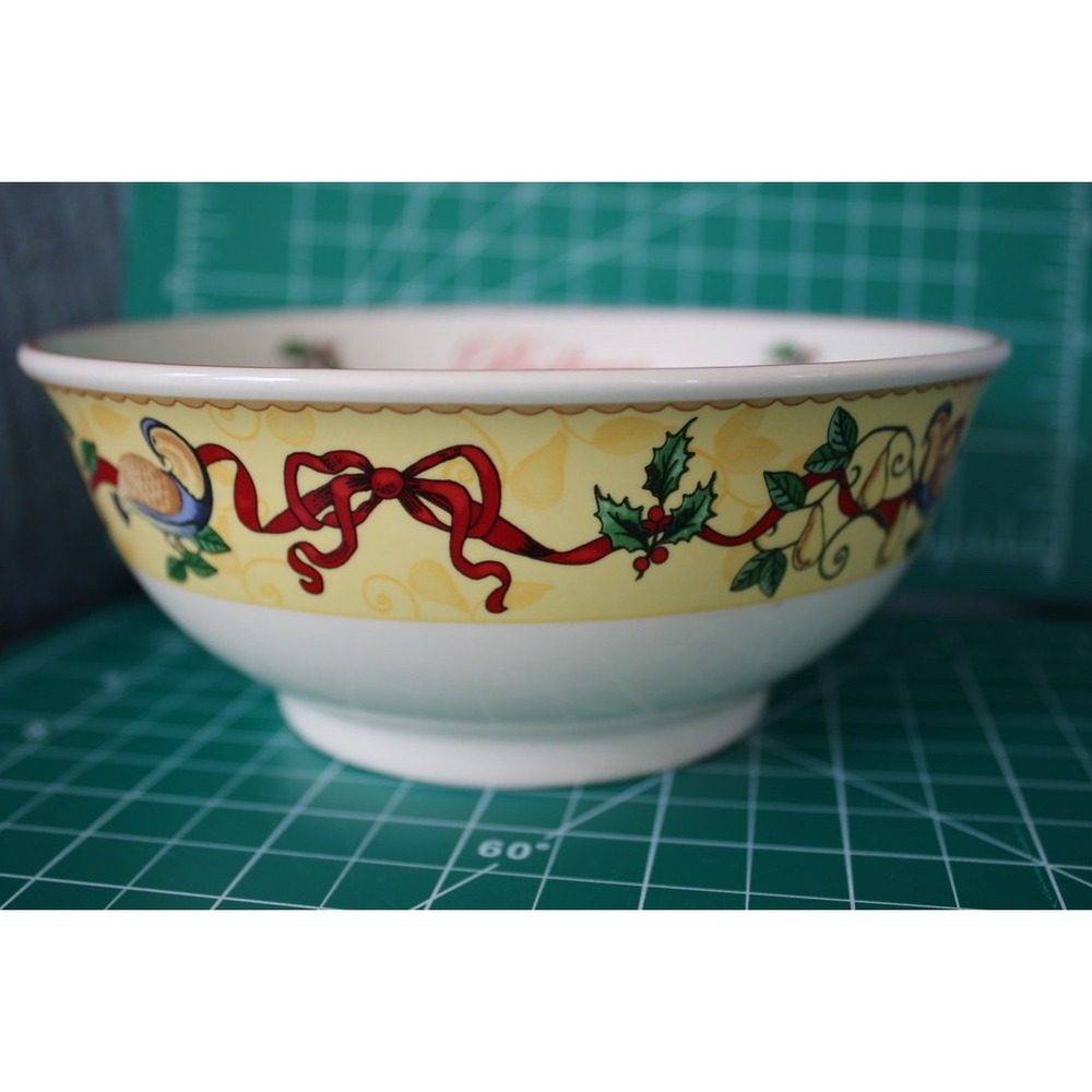 Spode Christmas Tree Annual Revere Bowl 6 inch Macys Believe Love Peace Joy 2012